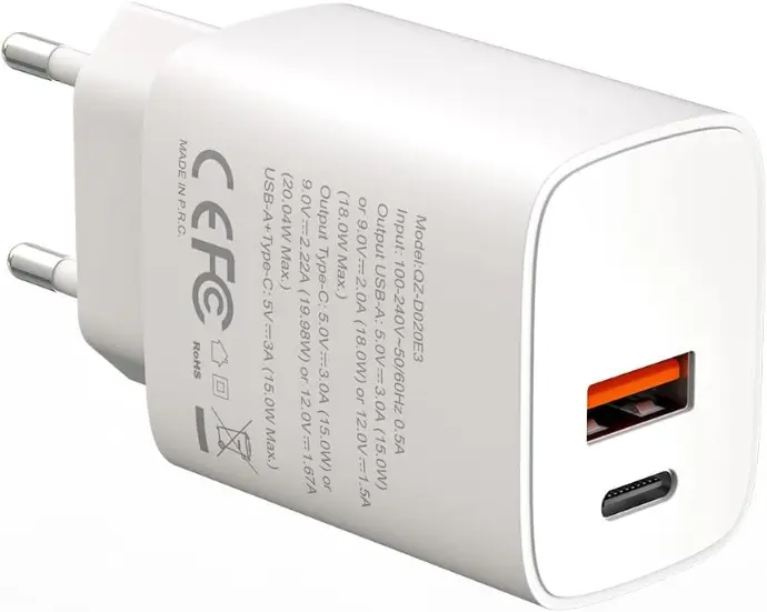 Caricabatterie Universale USB-C/USB-A
