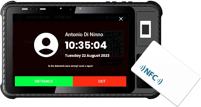Tablet Rugged 10” Soluzione per controllo accessi