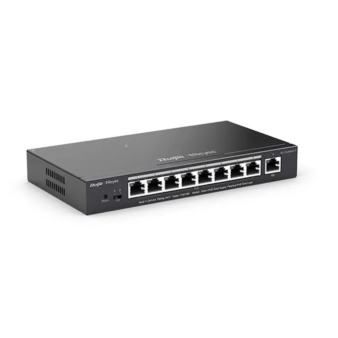 SWITCH POE (8 Porte Gigabit PoE 120w + 1 Porta Link)